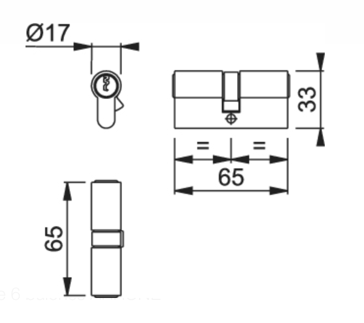 CILINDRO AR-KD/680-65-SNP CILINDRO 65MM LL-LL NIQ