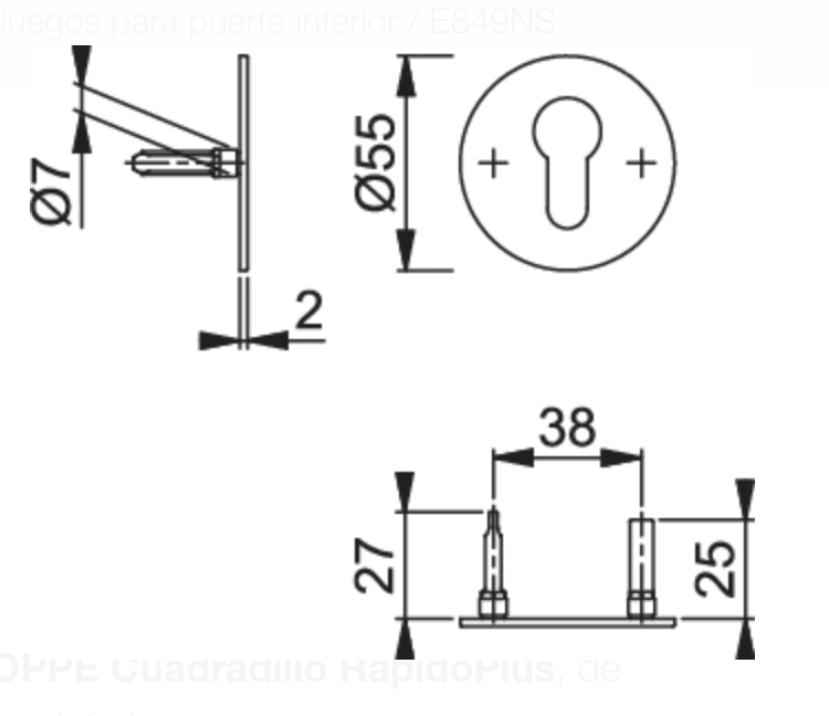 Llave de Bocal Plana Core Sati E849NS F84-1-R PZ