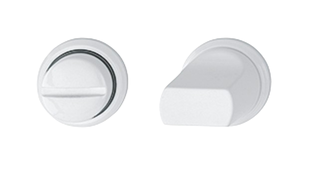 Kit WC Mini Roseta Blanco Tráfico - Hoppe | Casa Ikeda