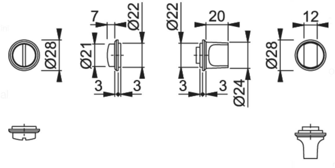 Kit WC M845S F91-1-R Antracita, Para Espacios Modernos