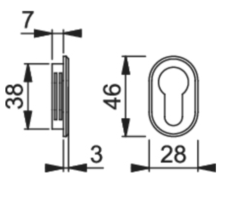 M846S MINI BOCALLAVE LATON NATURAL SOLIDO F78-1 R
