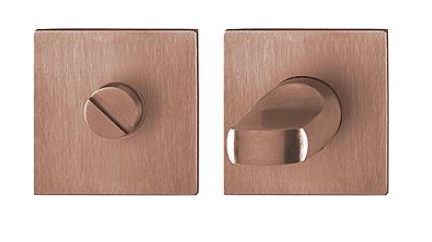 E848NS KIT WC PLANO CUADRADO COBRE SATIN F84-1-R