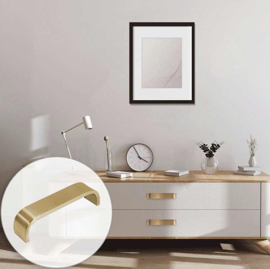 Jaladera de Acero Inoxidable Brillante | Diseño Moderno