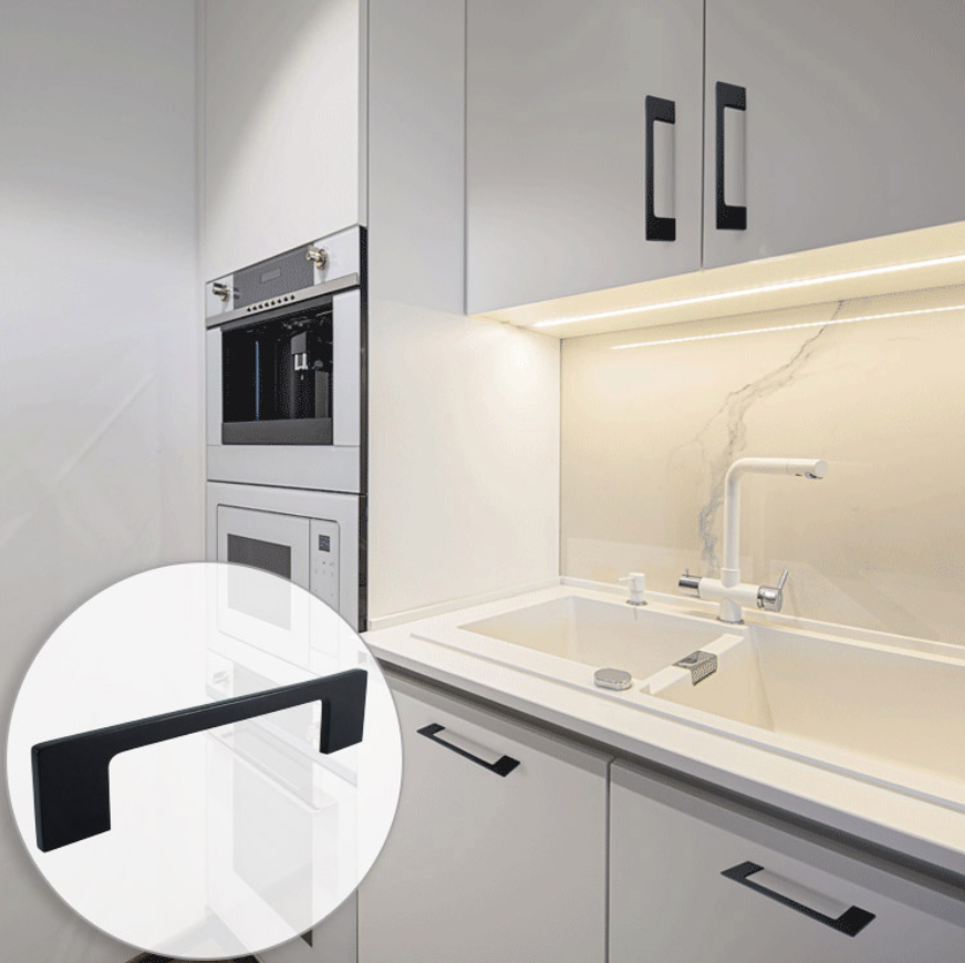 Jaladera de Acero Inoxidable Brillante - Estilo Moderno