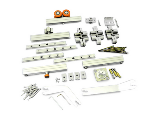 Kit Plegable Colgante para 2 Hojas de Madera - 50 kg