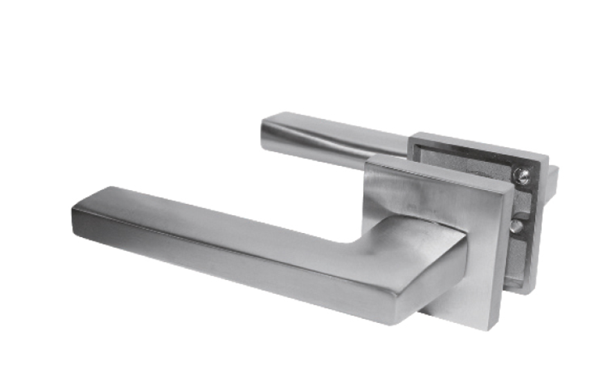 Manija Square CMH158 Inox Jako para Puertas Duraderas