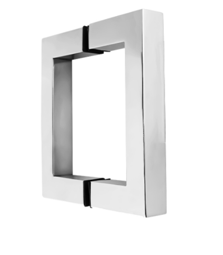 Manillón Jako Cromo 25x25x150mm para Madera y Cristal