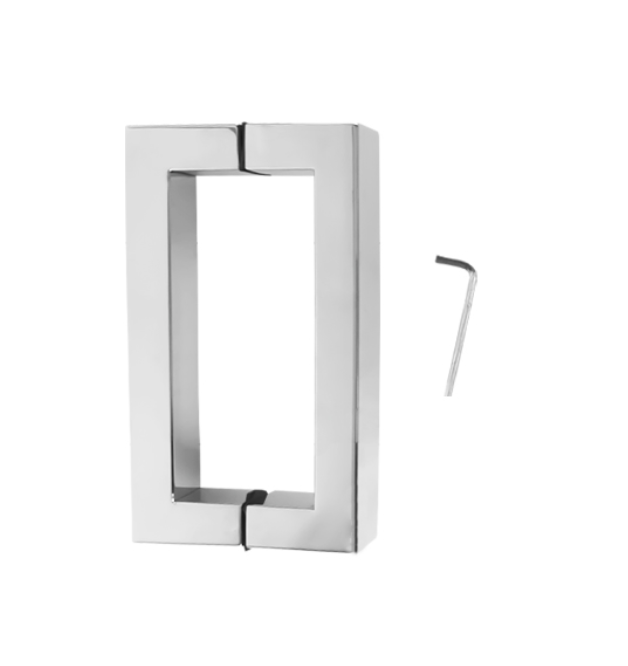 Manillón Jako Cromo 25x25x150mm para Madera y Cristal