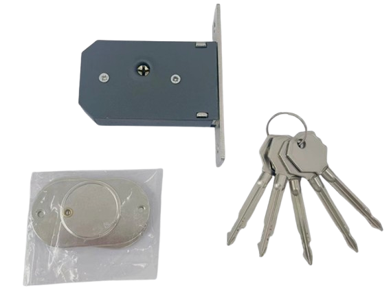900AF Cerradura llave Tetra Niquel Satin