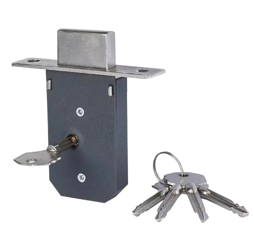 900AF Cerradura llave Tetra Niquel Satin