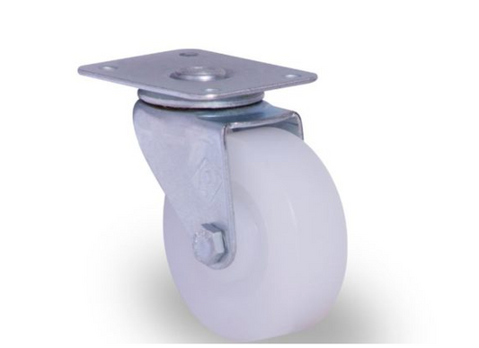Rodaja Giratoria de 2 1/2" con Rueda de Polietileno