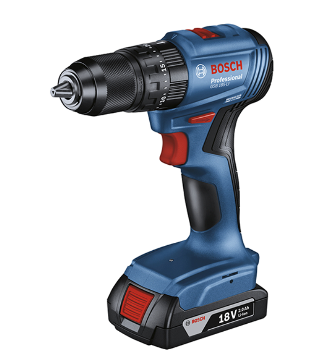 Rotomartillo Bosch GSB 185-LI 18V Inalámbrico 1/2'