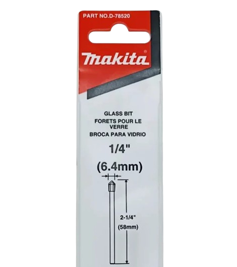 BROCA PARA VIDRIO 1/4X3"