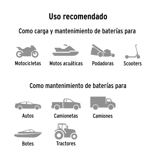 Cargador Universal para Baterías de 6V y 12V - Recarga Rápida