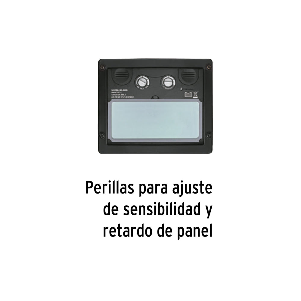 Careta Electrónica para Soldar Sombra 9-13 | Protección Óptima