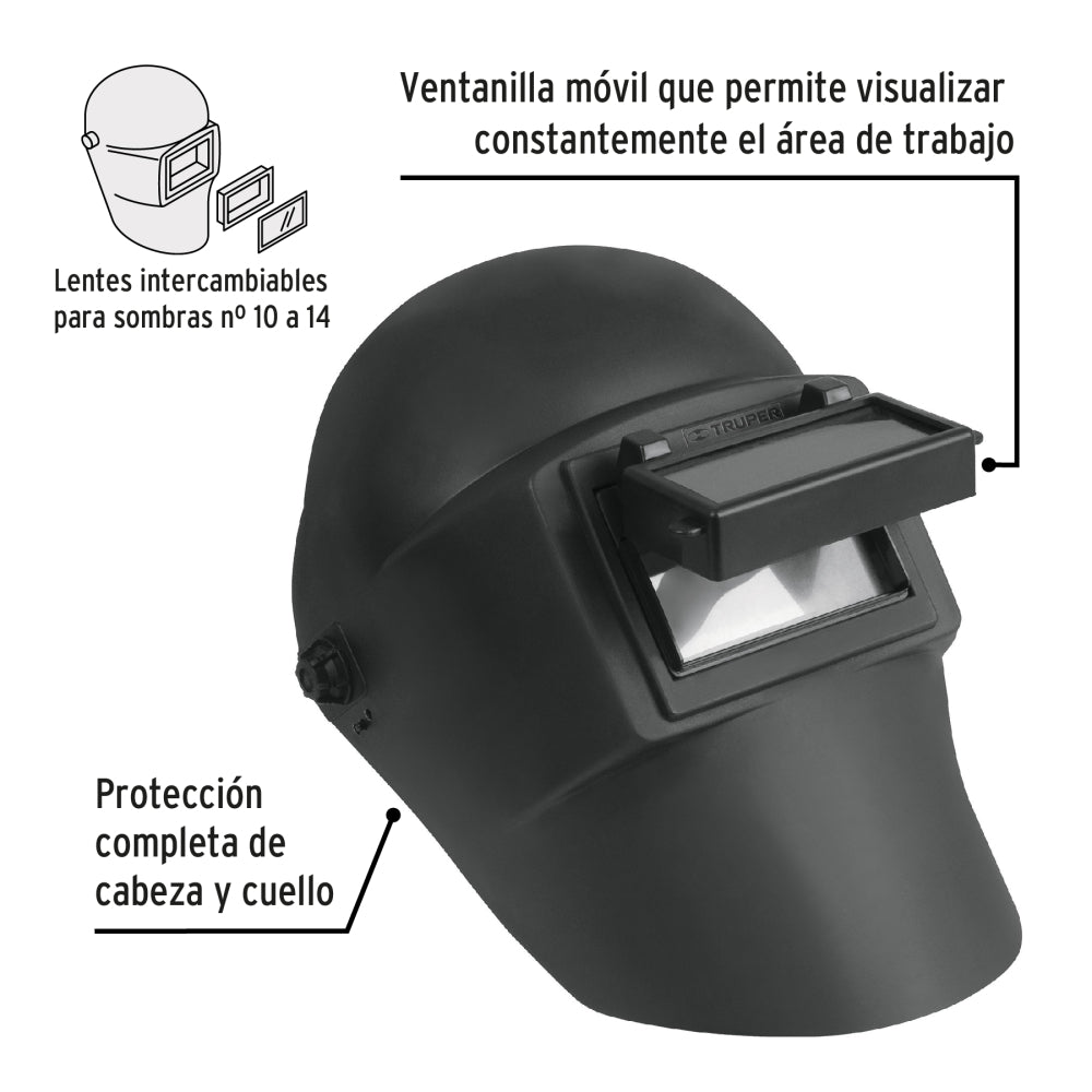 Careta Soldar Lente Abatible CASO-3: Seguridad Profesional