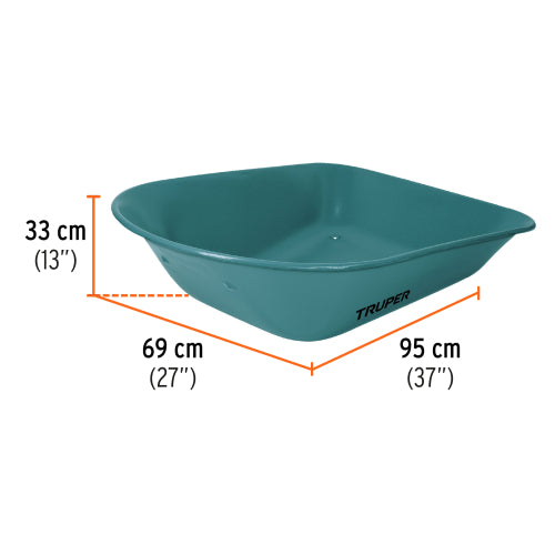 Carretilla 5FT con Llanta Neumática Reforzada | Alta Durabilidad