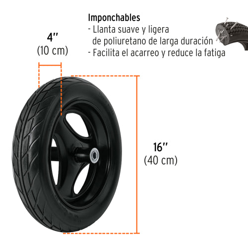 Carretilla 6 FT3 Reforzada - Alta Resistencia