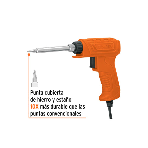 Cautín Profesional 40W Tipo Pistola - Precisión Electrónica