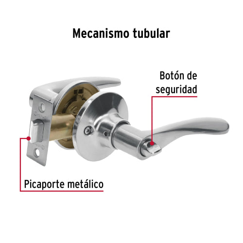 Cerraduras para Baño Cromo Mate - Seguridad y Estilo