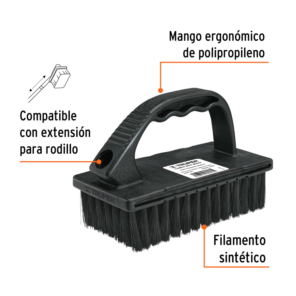 Cepillo para pintor, multiusos con cerdas sintéticas, TRUPER