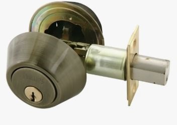 MX5347 CERROJO PHILLIPS AS B262, LLAVE LLAVE, LATON ANTIGUO,