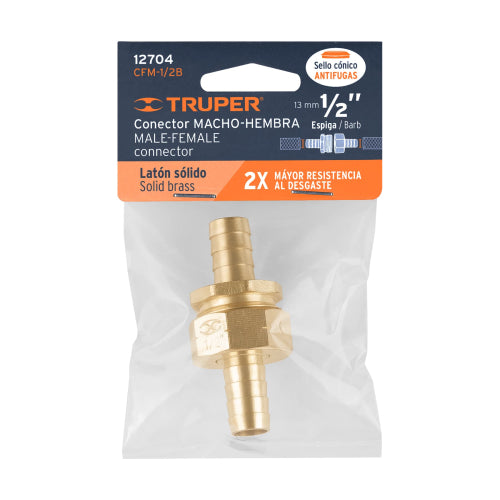 Conexion para Acoplar Mangueras de 12.7 mm (1/2") CFM-1/2B