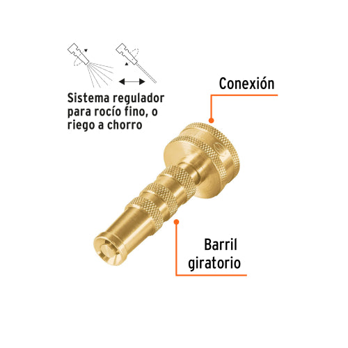 Chiflon de Laton 3" CHMA-3