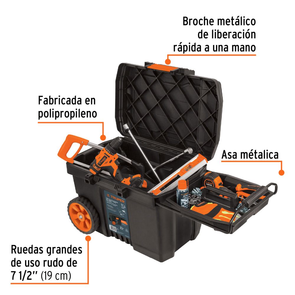 Caja para Herramienta con Ruedas CHP-23R