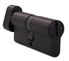 Cilindro WC 60mm Negro Mate - Privacidad y Seguridad