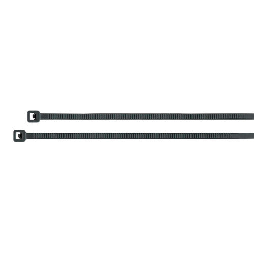 Cinchones de Plástico Negro 150x2.5mm (100 Unidades)