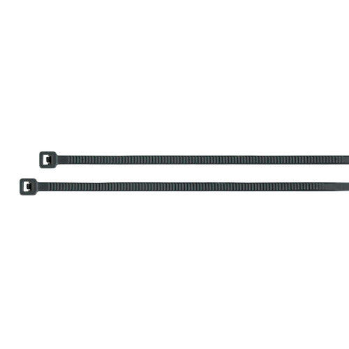 Cinchones de Plástico Negro 2.5mm x 200mm (100 Unidades)