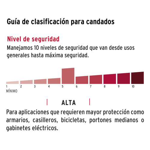 CANDADO DE LATON 40MM GANCHO EXTRA LARGO
