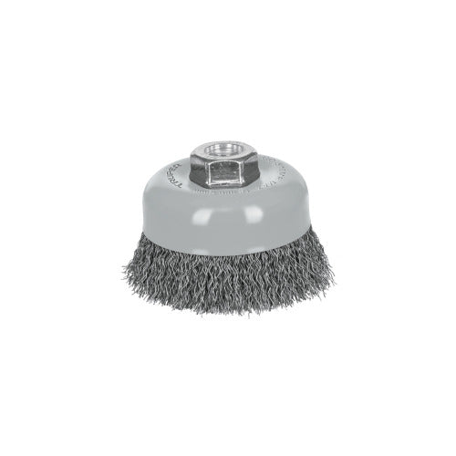 Carda de Copa Alambre Ondulado Fino 4" - Herramienta Perfecta