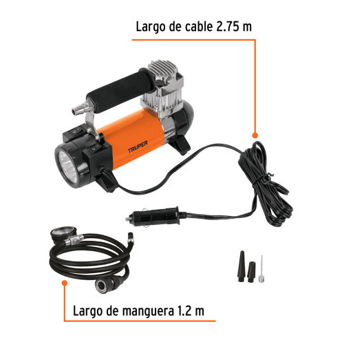 Compresor Portátil 12V para Autos – Compacto y Eficiente