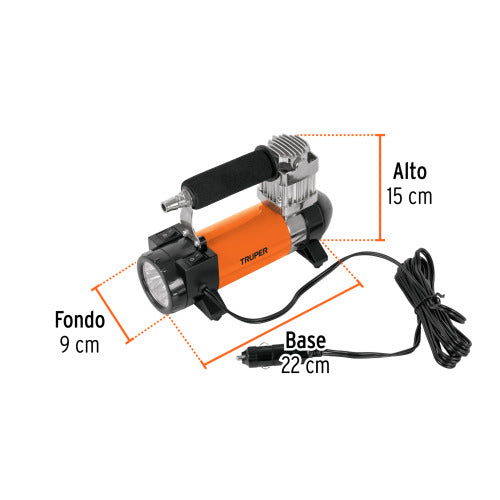 Compresor Portátil 12V para Autos – Compacto y Eficiente