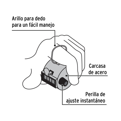 Contador Manual de 10 Mil: Precisión y Durabilidad