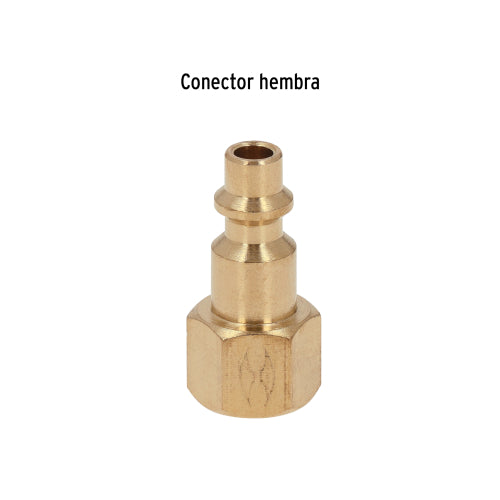 Conector Rápido Hembra 1/4 NPT Latón - Alta Durabilidad