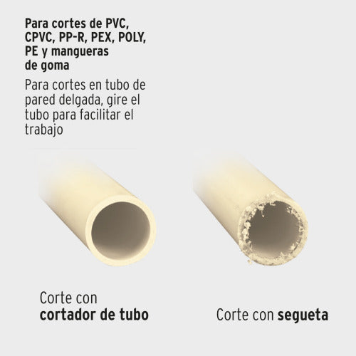 Cortador de Tubo PVC 1-5/8" - Precisión Profesional