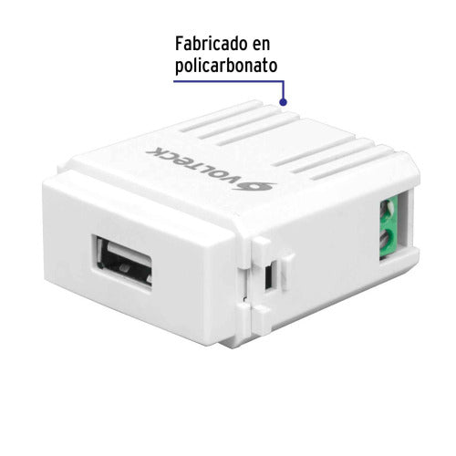 Cargador USB 1A Blanco | Diseño Italiano