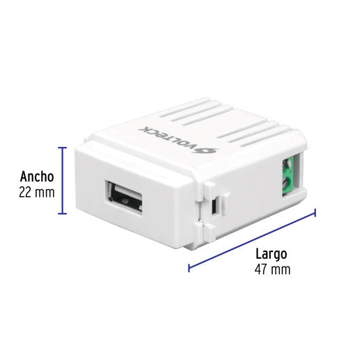 Cargador USB 1A Blanco | Diseño Italiano