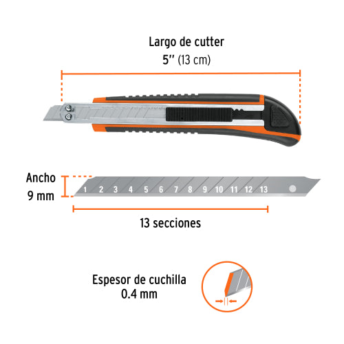 Cutter Profesional con Cambio Automático y Navajas SK4