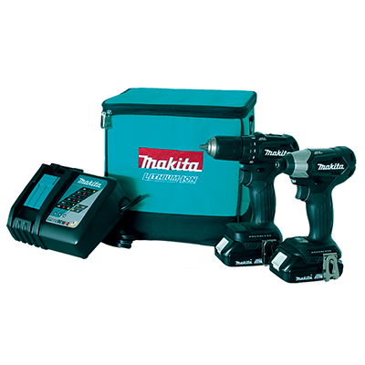 Combo Makita CX200RB: Rotomartillo + Atornillador 18V