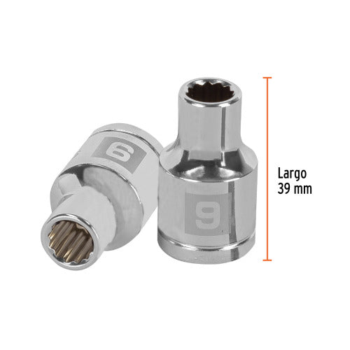Dado 12 Puntas 1/2' 9mm - Duradero y Preciso