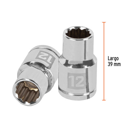 Dado 12 Puntas 1/2' 12mm - Alta Resistencia | Herramientas Profesionales
