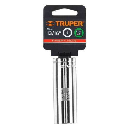 Dado Largo 13/16" para Bujía - Acero Cromo Vanadio D-5326-H