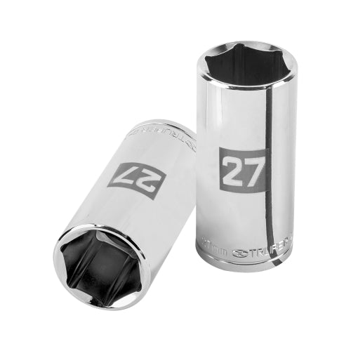 Dado Largo 27mm 6 Puntas 1/2 - Herramienta Profesional
