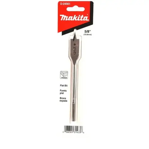Broca Plana 5/8'' x 6'' - Corte Preciso y Duradero