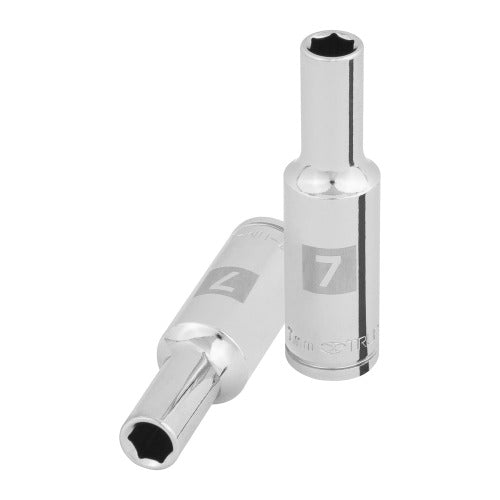 Dado Largo de 7mm 6 Puntas, Cuadrado 3/8" - Herramienta Resistente