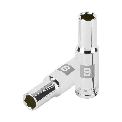 Dado Largo 9mm 6 Puntas Cuadrado 3/8" - Herramienta Profesional